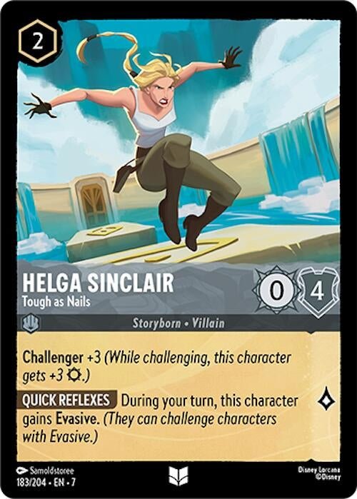 Disney Lorcana - Helga Sinclair - Tough as Nails (183/204) (Archazia's Island)