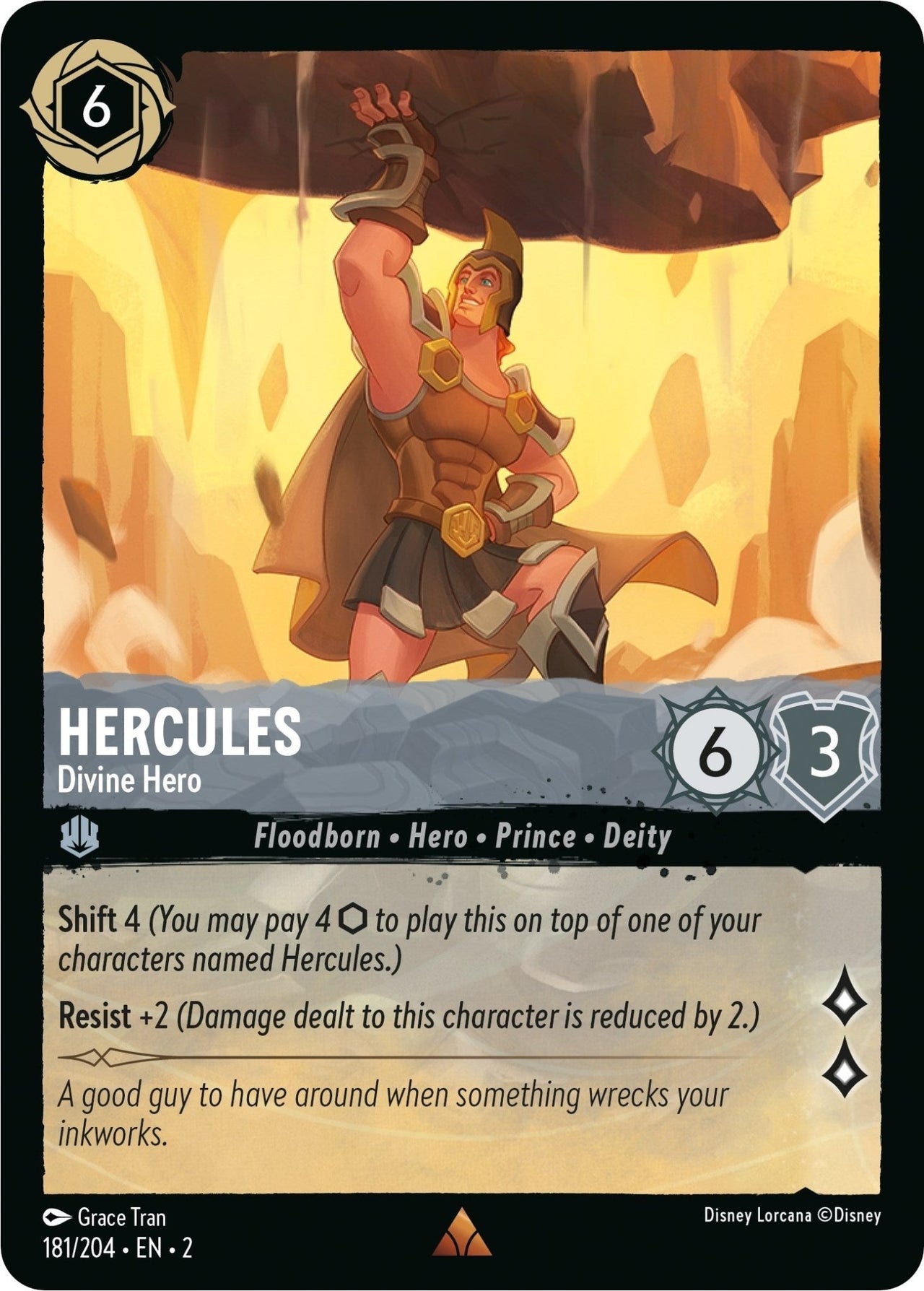 Hercules - Divine Hero (181/204) (Rise of the Floodborn) by LAB7 Malta, Europe