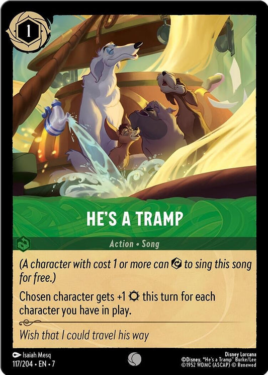 Disney Lorcana - He's a Tramp (117/204) (Archazia's Island)