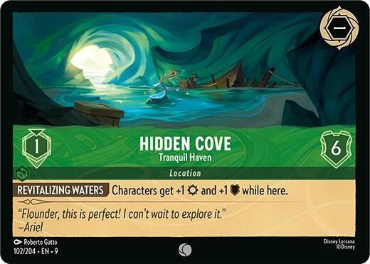 Disney Lorcana - Hidden Cove - Tranquil Haven (102/204) (Fabled)