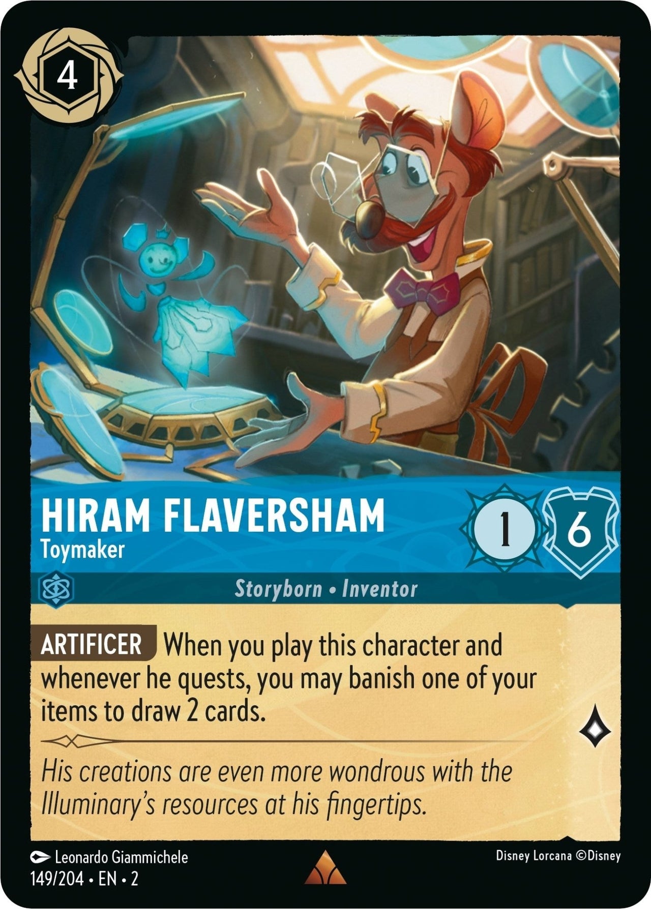 Hiram Flaversham - Toymaker (149/204) (Rise of the Floodborn) by LAB7 Malta, Europe