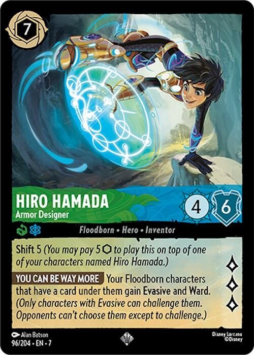 Disney Lorcana - Hiro Hamada - Armor Designer (96/204) (Archazia's Island)