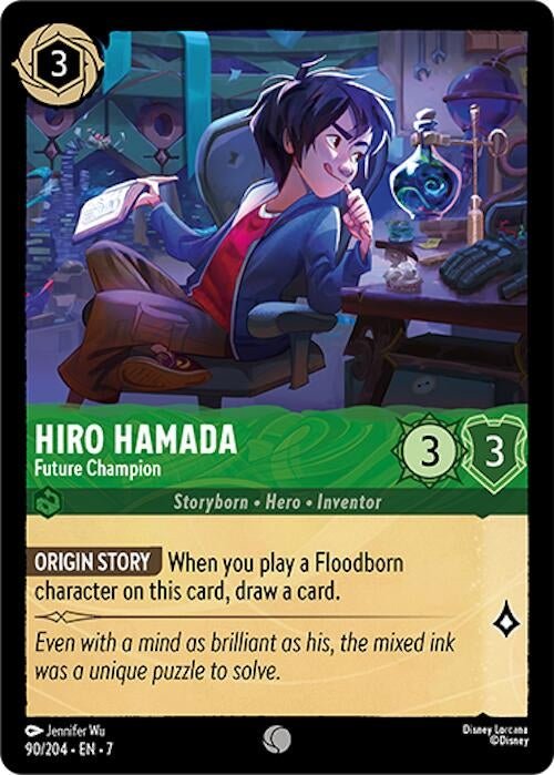Disney Lorcana - Hiro Hamada - Future Champion (90/204) (Archazia's Island)