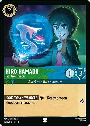Disney Lorcana - Hiro Hamada - Intuitive Thinker (106/204) (Reign of Jafar)