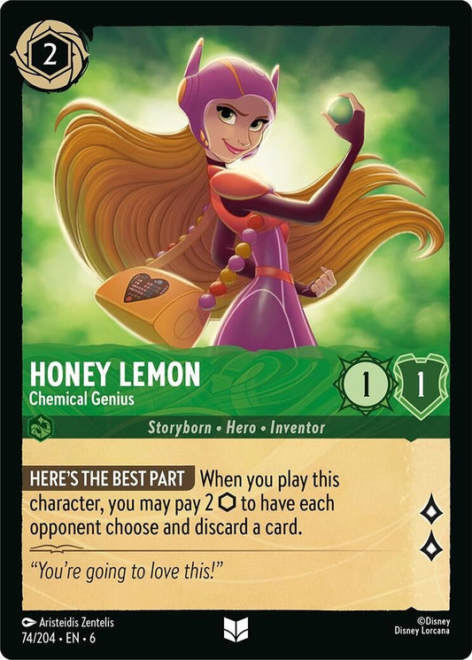 Disney Lorcana - Honey Lemon - Chemical Genius (74/204) (Azurite Sea)