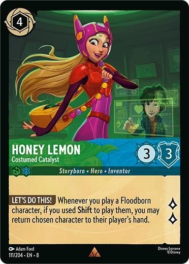 Disney Lorcana - Honey Lemon - Costumed Catalyst (111/204) (Reign of Jafar)