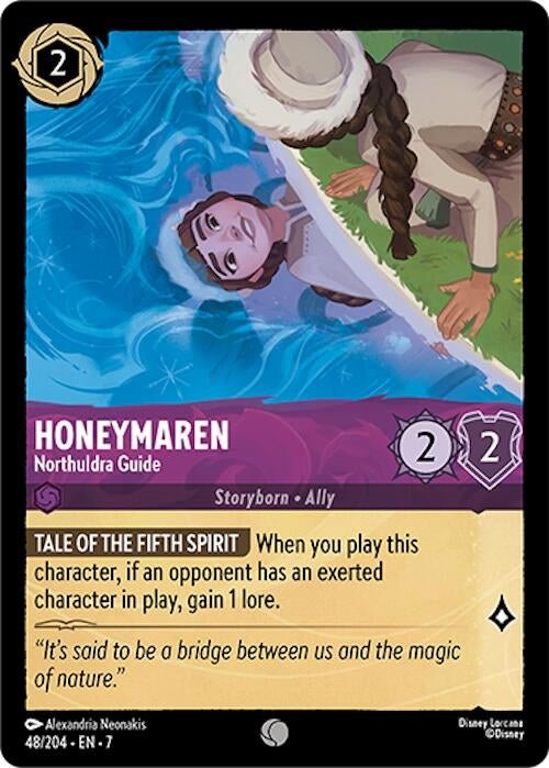 Disney Lorcana - Honeymaren - Northuldra Guide (48/204) (Archazia's Island)
