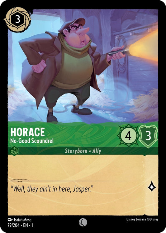 Disney Lorcana - Horace - No - Good Scoundrel (79/204) (The First Chapter)