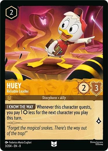 Disney Lorcana - Huey - Reliable Leader (3/204) (Reign of Jafar)