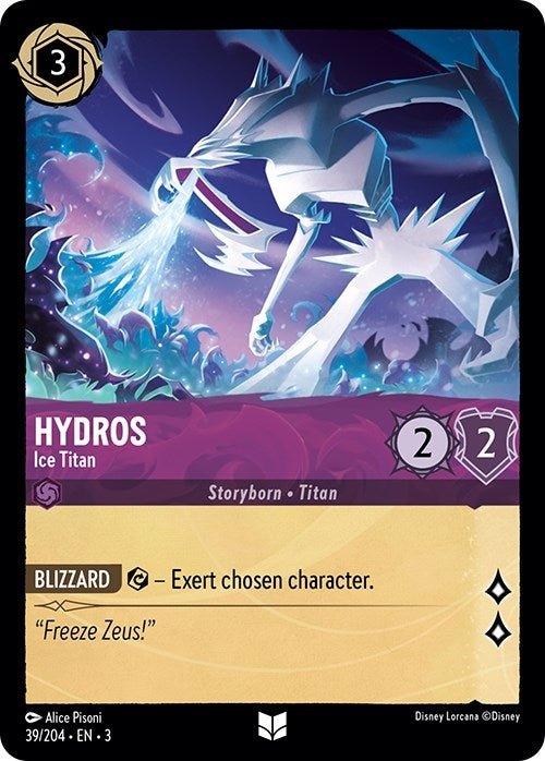 Disney Lorcana - Hydros - Ice Titan (39/204) (Into the Inklands)