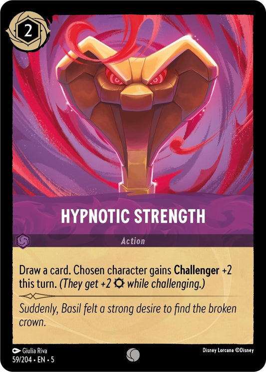 Disney Lorcana - Hypnotic Strength (59/204) (Shimmering Skies)