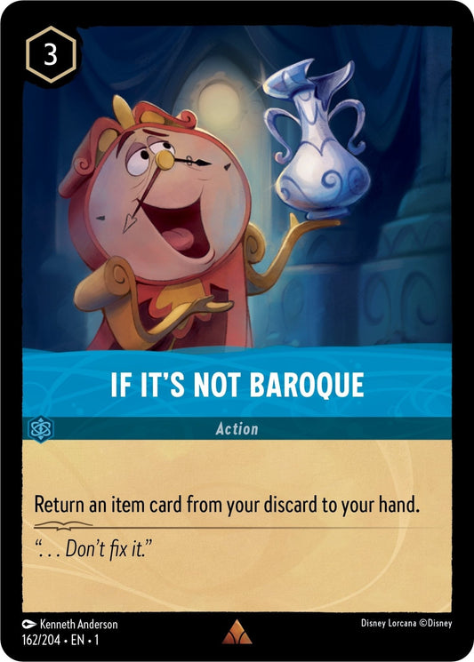 Disney Lorcana - If It's Not Baroque (162/204) (The First Chapter)