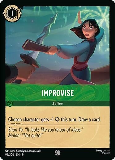 Disney Lorcana - Improvise (96/204) (Fabled)