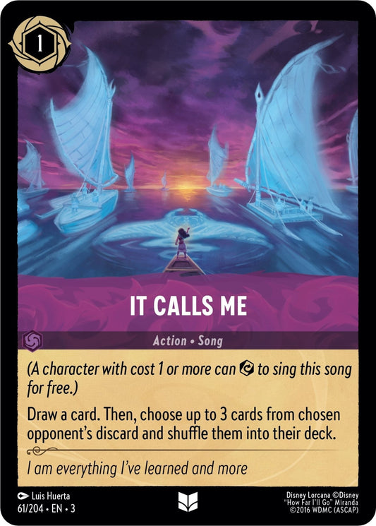 Disney Lorcana - It Calls Me (61/204) (Into the Inklands)