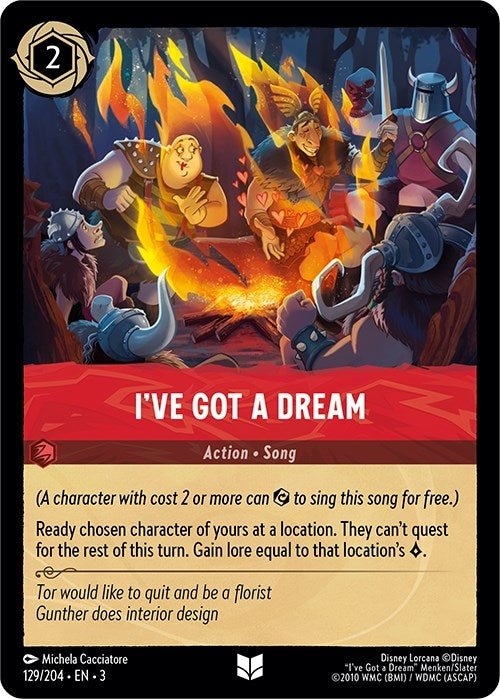 Disney Lorcana - I've Got a Dream (129/204) (Into the Inklands)