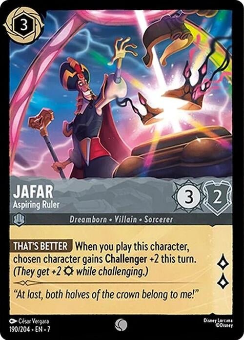 Disney Lorcana - Jafar - Aspiring Ruler (190/204) (Archazia's Island)
