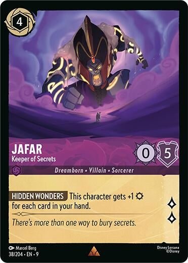 Disney Lorcana - Jafar - Keeper of Secrets (38/204) (Fabled)