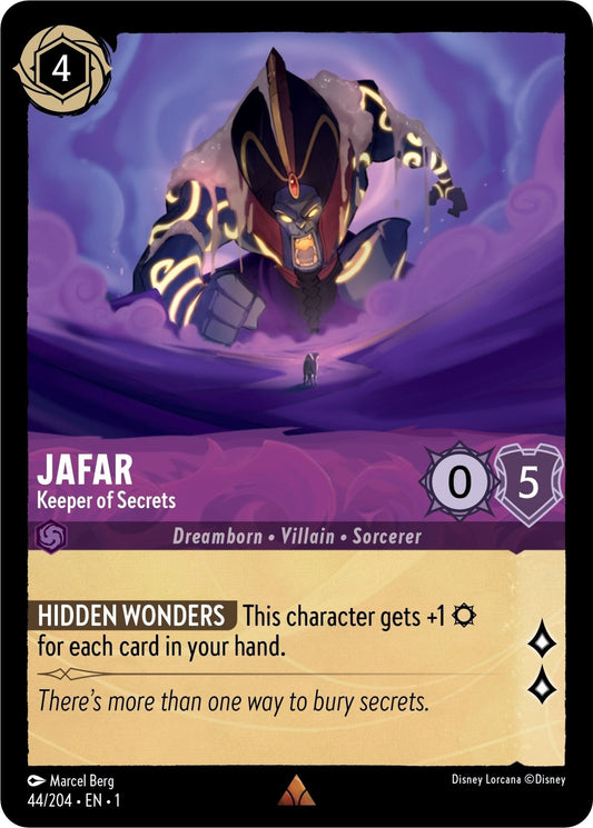 Disney Lorcana - Jafar - Keeper of Secrets (44/204) (The First Chapter)