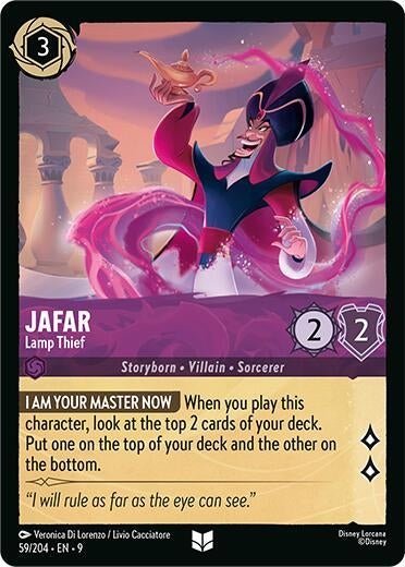 Disney Lorcana - Jafar - Lamp Thief (59/204) (Fabled)