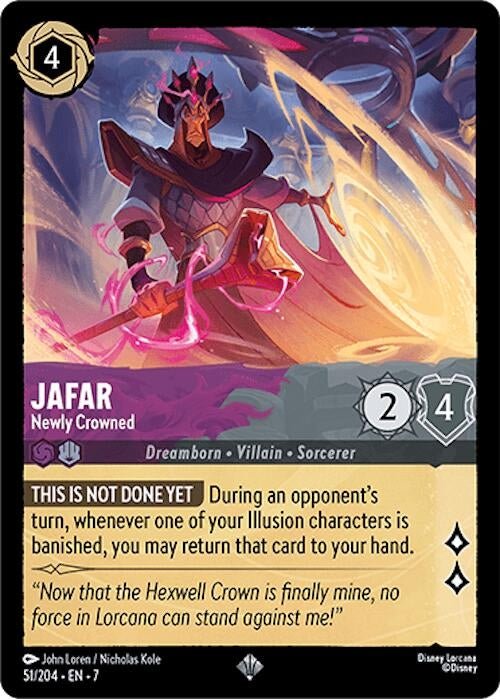 Disney Lorcana - Jafar - Newly Crowned (51/204) (Archazia's Island)