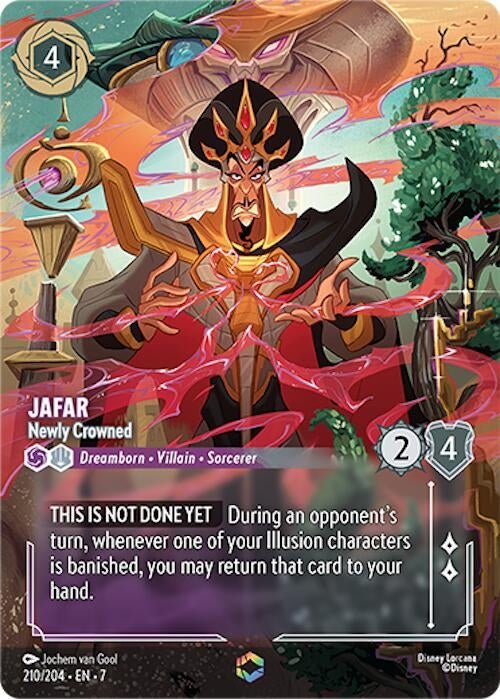 Disney Lorcana - Jafar - Newly Crowned (Enchanted) (210/204) (Archazia's Island)