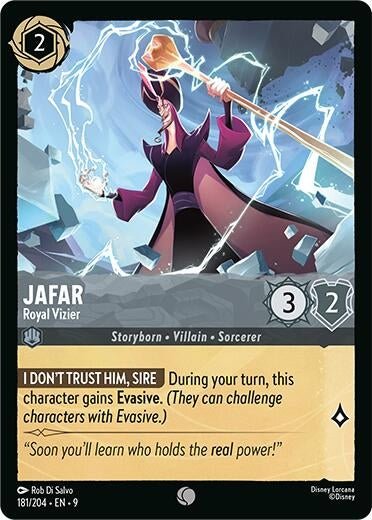 Disney Lorcana - Jafar - Royal Vizier (181/204) (Fabled)
