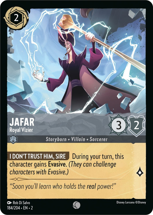 Disney Lorcana - Jafar - Royal Vizier (184/204) (Rise of the Floodborn)