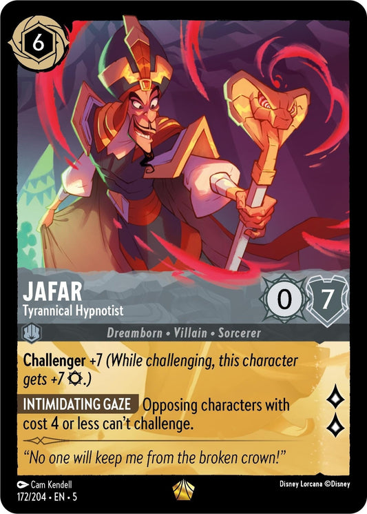 Disney Lorcana - Jafar - Tyrannical Hypnotist (172/204) (Shimmering Skies)
