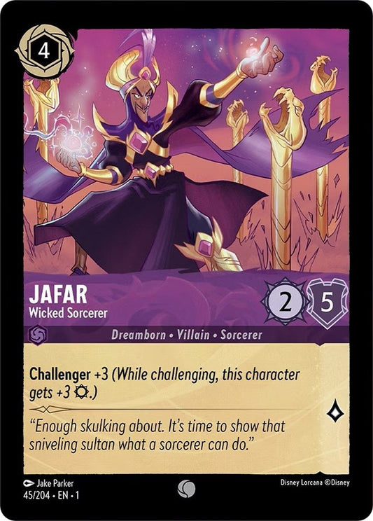 Disney Lorcana - Jafar - Wicked Sorcerer (45/204) (The First Chapter)