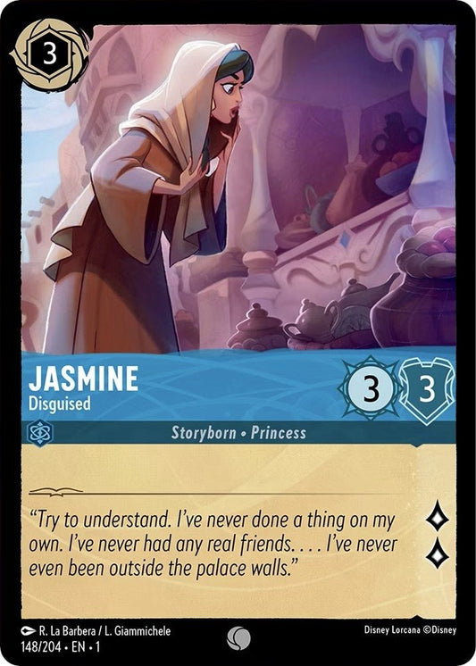 Disney Lorcana - Jasmine - Disguised (148/204) (The First Chapter)