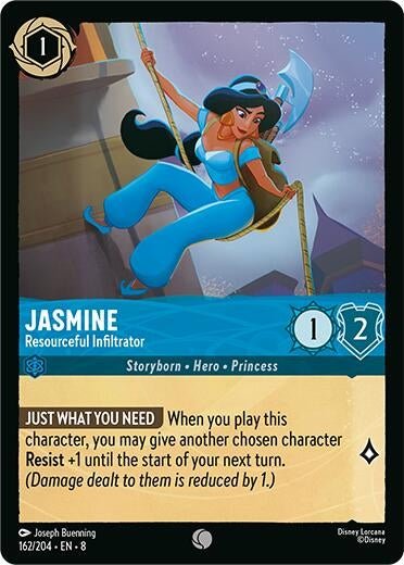 Disney Lorcana - Jasmine - Resourceful Infiltrator (162/204) (Reign of Jafar)