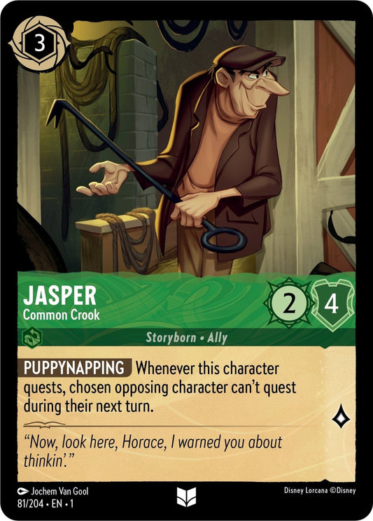 Disney Lorcana - Jasper - Common Crook (81/204) (The First Chapter)