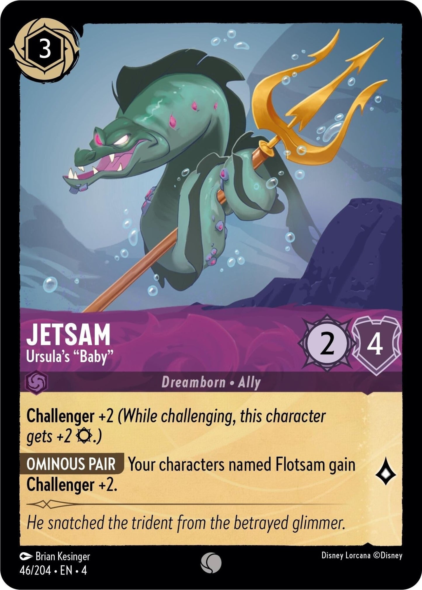 Disney Lorcana - Jetsam - Ursula's "Baby" (46/204) (Ursula's Return)