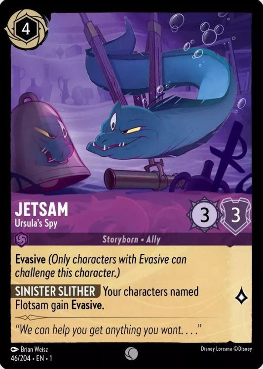 Disney Lorcana - Jetsam - Ursula's Spy (46/204) (The First Chapter)