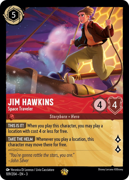 Disney Lorcana - Jim Hawkins - Space Traveler (109/204) (Into the Inklands)