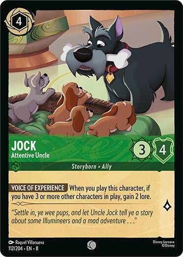 Disney Lorcana - Jock - Attentive Uncle (112/204) (Reign of Jafar)