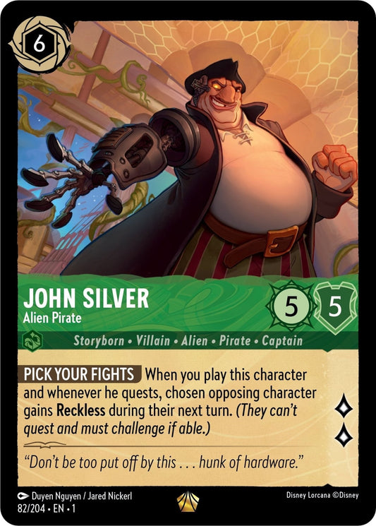 Disney Lorcana - John Silver - Alien Pirate (82/204) (The First Chapter)
