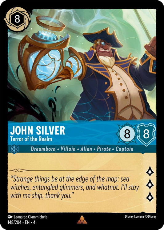 Disney Lorcana - John Silver - Terror of the Realm (148/204) (Ursula's Return)