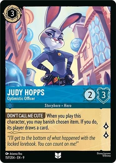 Disney Lorcana - Judy Hopps - Optimistic Officer (157/204) (Fabled)
