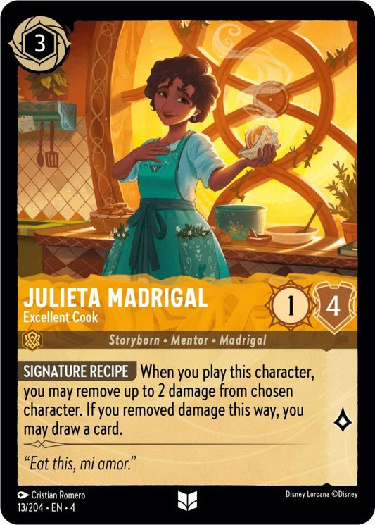 Disney Lorcana - Julieta Madrigal - Excellent Cook (13/204) (Ursula's Return)