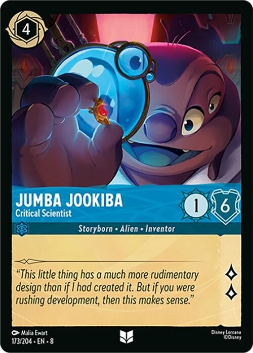 Disney Lorcana - Jumba Jookiba - Critical Scientist (173/204) (Reign of Jafar)