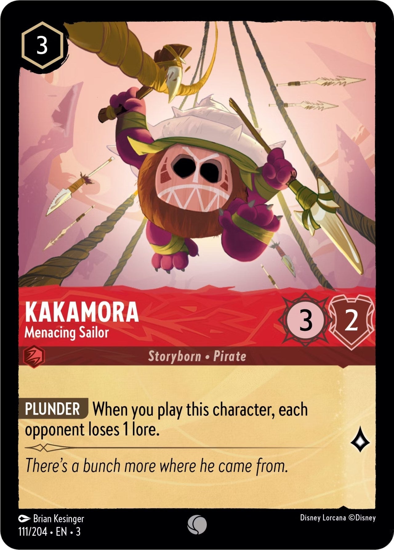 Kakamora - Menacing Sailor (111/204) (Into the Inklands) by LAB7 Malta, Europe