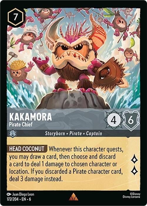 Disney Lorcana - Kakamora - Pirate Chief (172/204) (Azurite Sea)