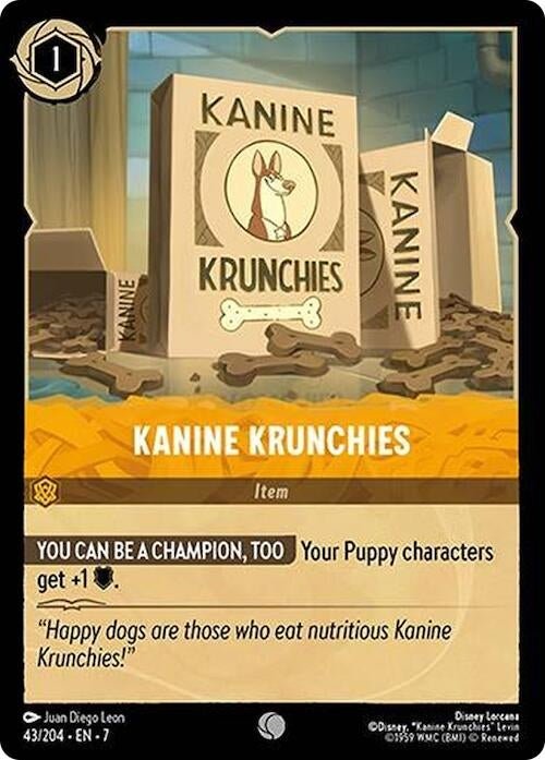 Disney Lorcana - Kanine Krunchies (43/204) (Archazia's Island)