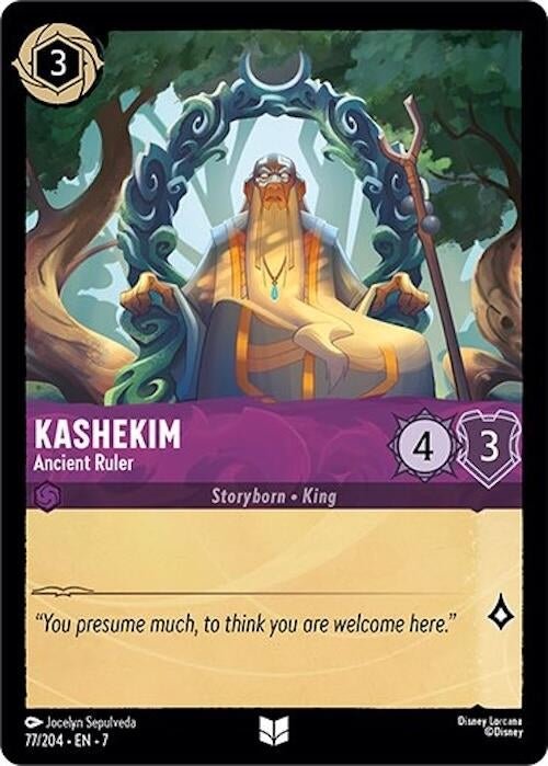Disney Lorcana - Kashekim - Ancient Ruler (77/204) (Archazia's Island)