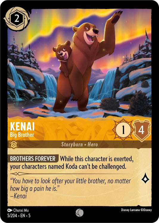 Disney Lorcana - Kenai - Big Brother (5/204) (Shimmering Skies)