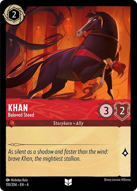 Disney Lorcana - Khan - Beloved Steed (110/204) (Ursula's Return)