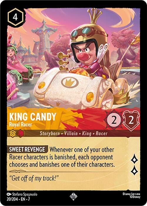 Disney Lorcana - King Candy - Royal Racer (20/204) (Archazia's Island)
