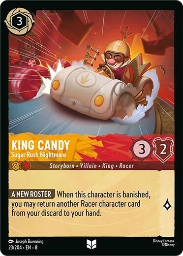 Disney Lorcana - King Candy - Sugar Rush Nightmare (23/204) (Reign of Jafar)