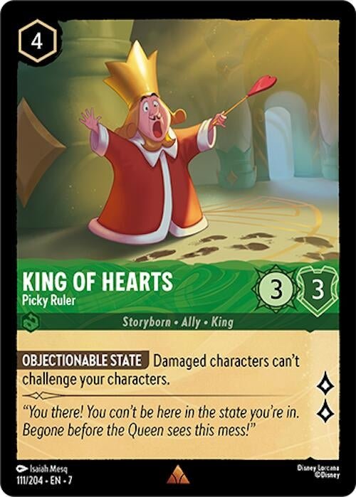 Disney Lorcana - King of Hearts - Picky Ruler (111/204) (Archazia's Island)